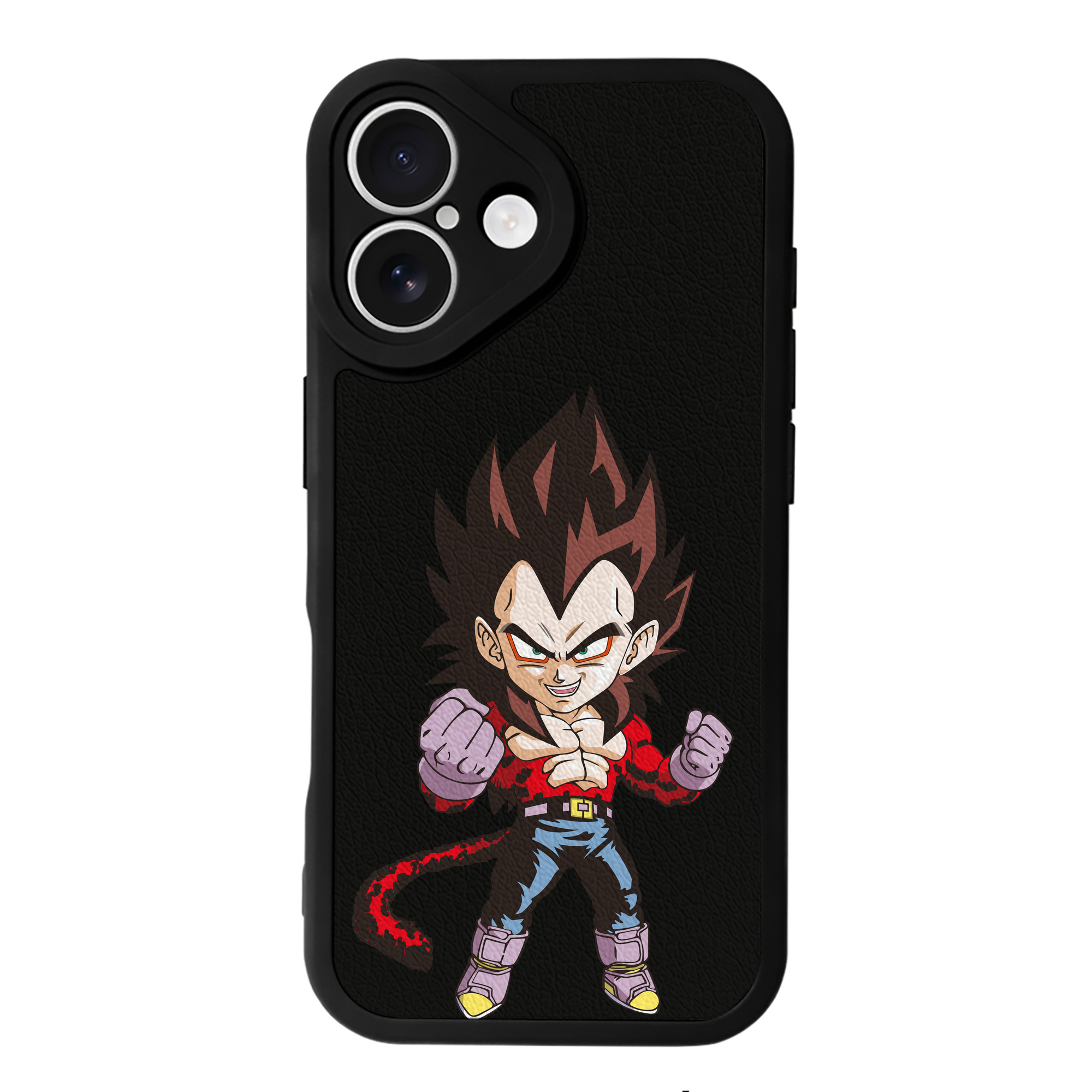 （画像用） ドラゴンボール ベジータ四世（Bejīta Yonsei）DRAGON BALL Vegeta IV 【iPhone 16シリーズ対応】シリコンスマホケース（レザー調） 材質：シリコン